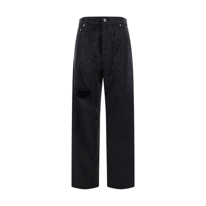 Golden Goose 100% Cotton jeans in black