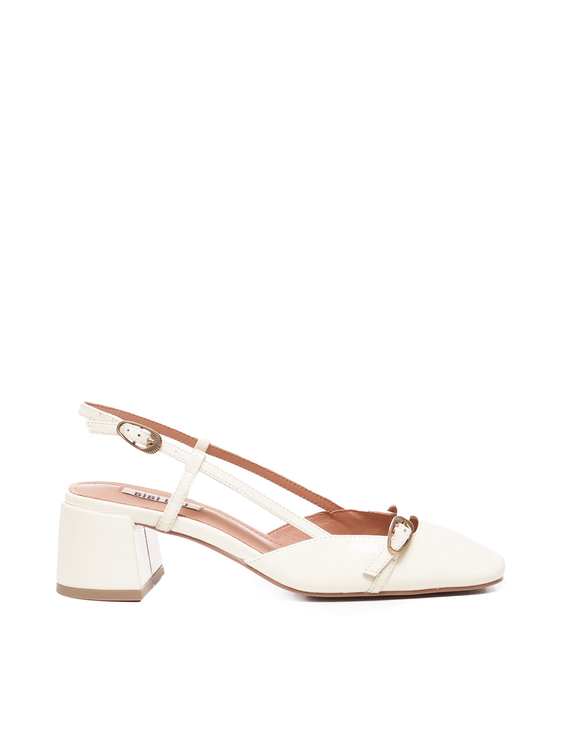 Bibi Lou With Heel White Leather