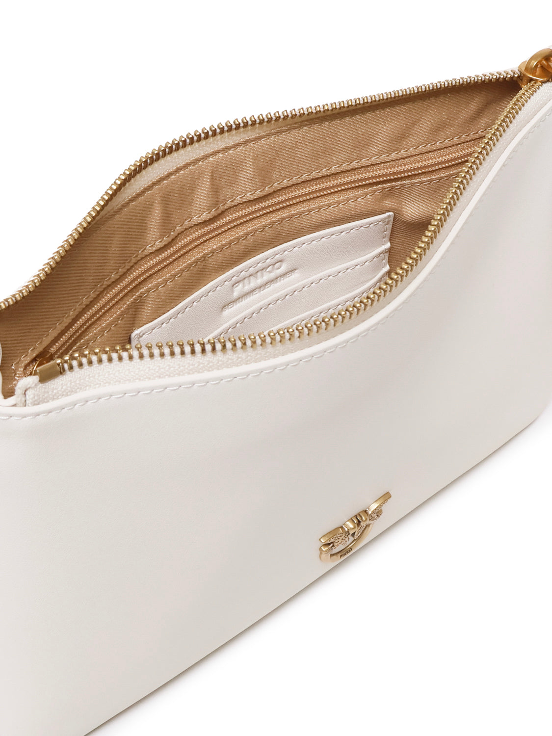Pinko Bags Bianco Seta-antique Gold