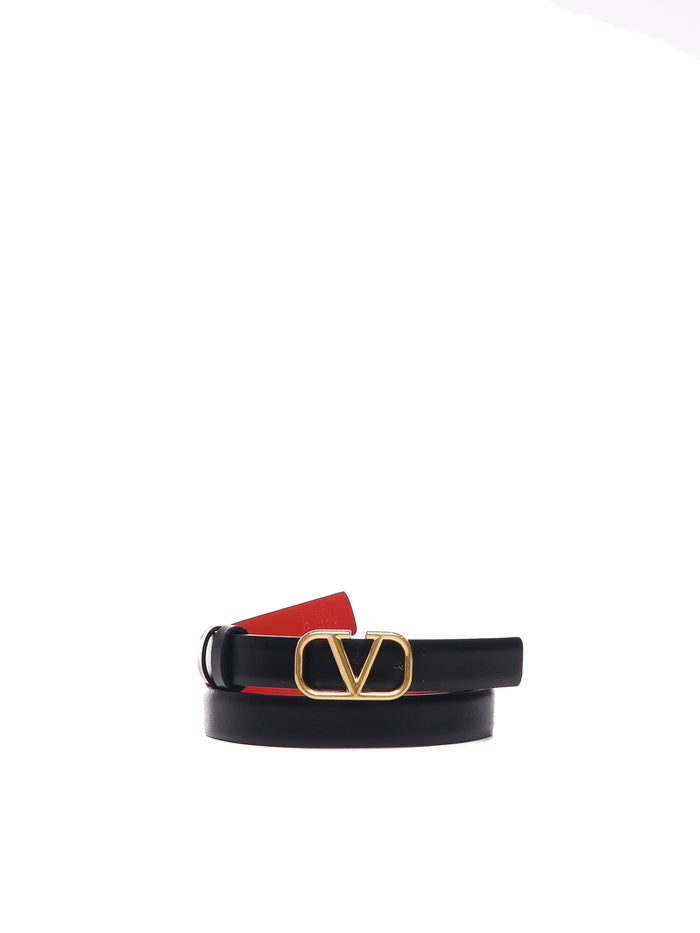 Valentino Garavani Belts Black-red