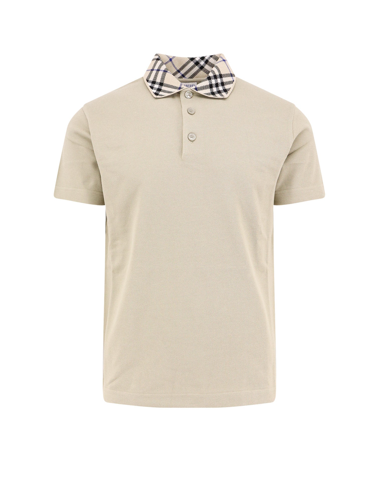 Burberry T-Shirts And Polos Green Cotone Organico