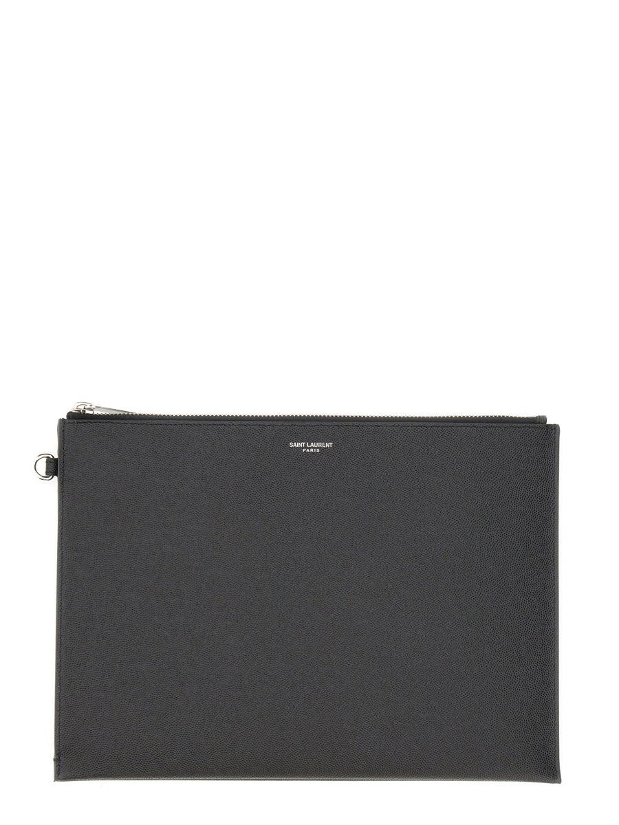 Tablet Case Calfskin Black Calf Skin Wallets & Purses