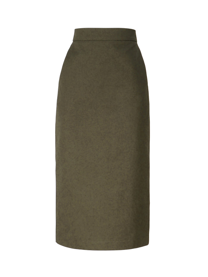Max Mara Skirts Olive Green Cotton