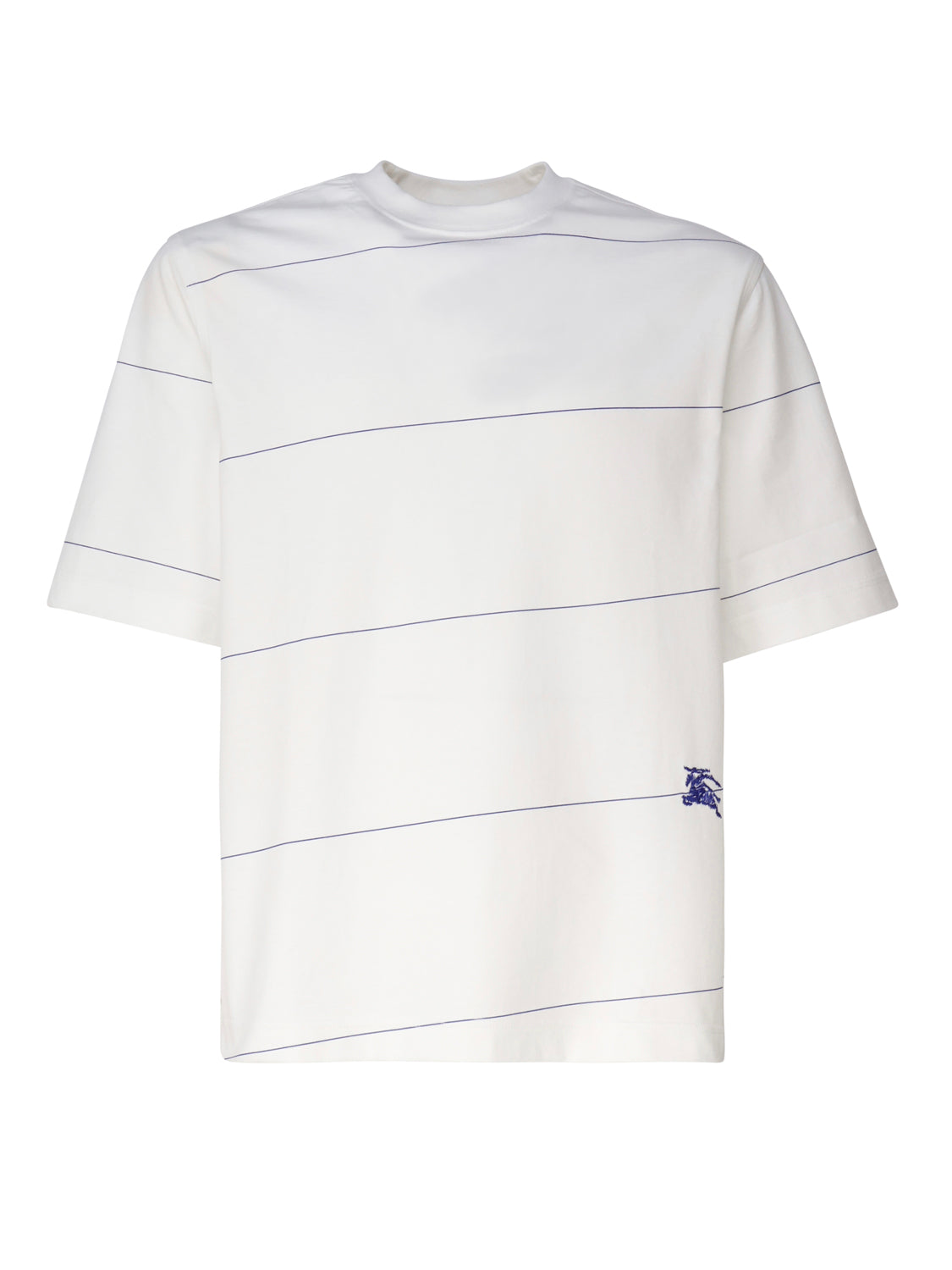 Burberry T-Shirts And Polos White Cotton