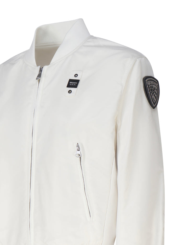 Blauer Coats White Polyester