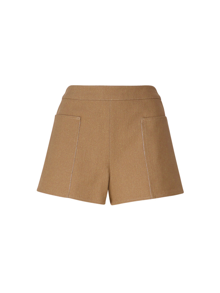 Max Mara Shorts Beige Cotton