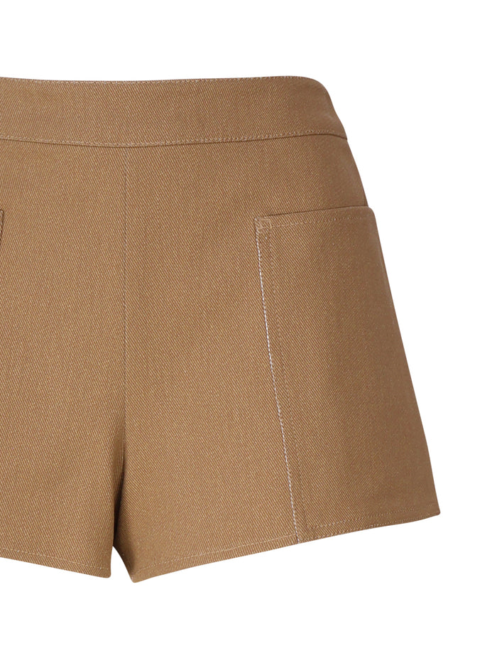 Max Mara Shorts Beige Cotton