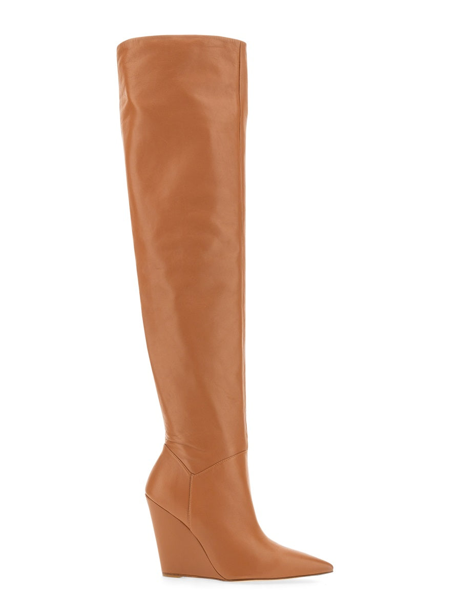 Saloon 100 Wedge Boot Multicolour Leather