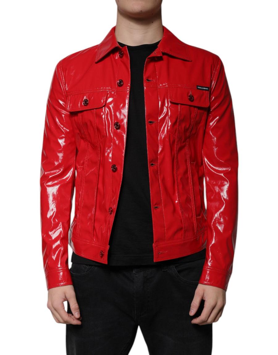 Dolce & Gabbana 100% Polyester jacket in red