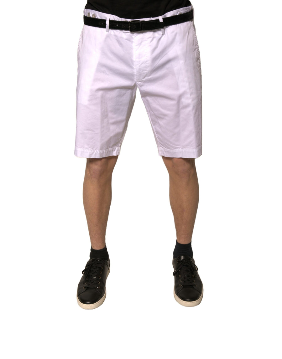 Dolce & Gabbana 97% Cotton shorts in white