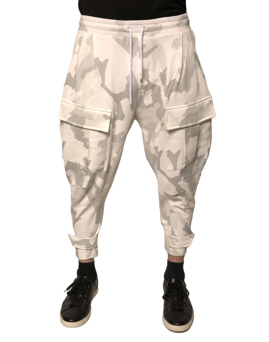 Dolce & Gabbana 100% Cotton joggers in white