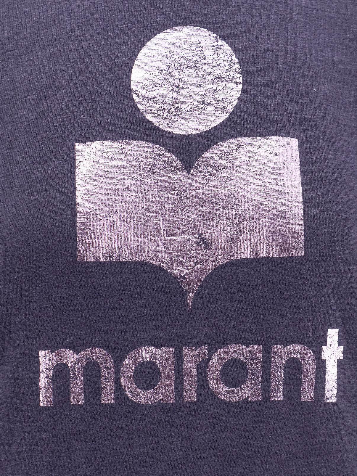 Marant Etoile T-Shirts And Polos Black Lino
