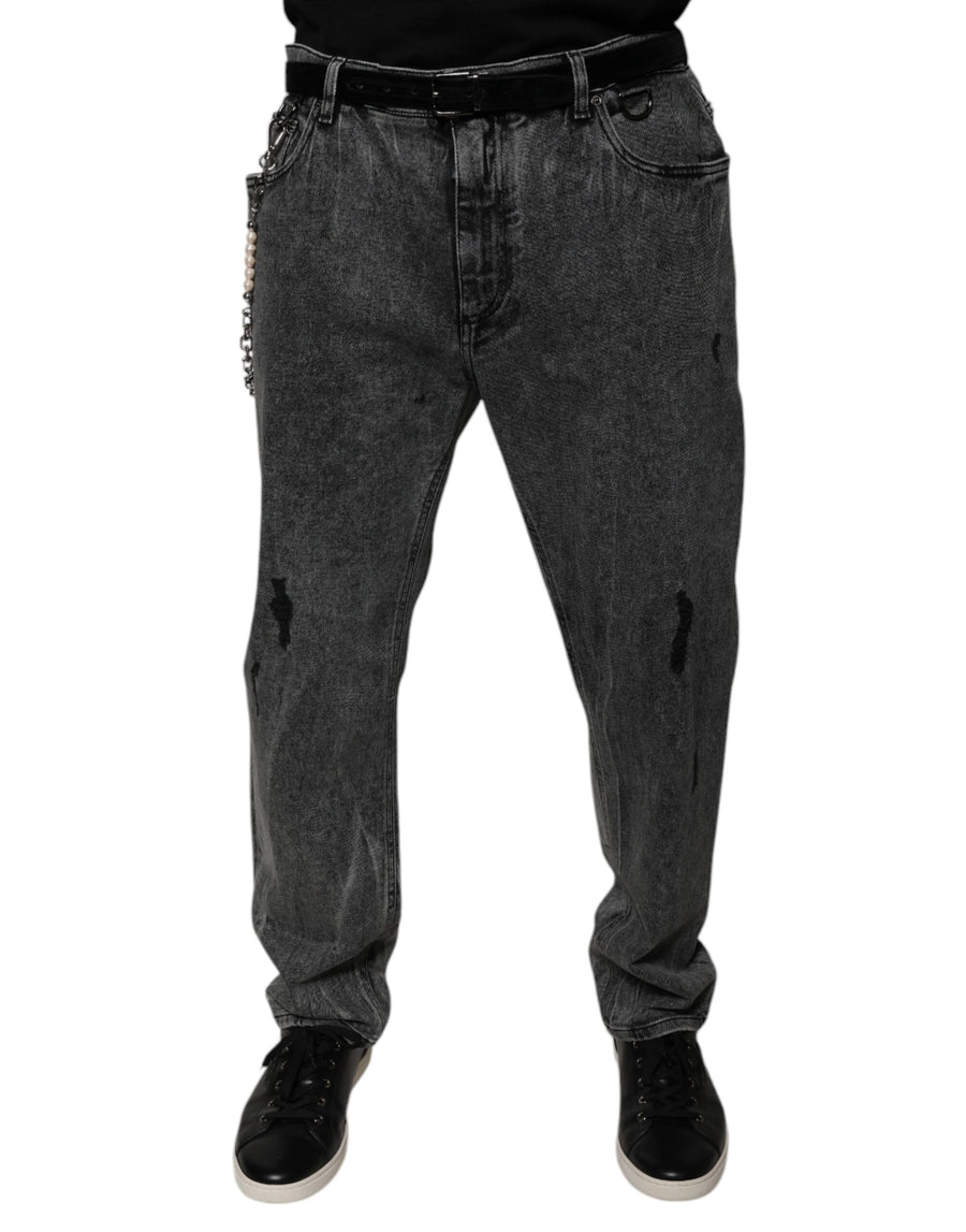 Dolce & Gabbana 98% Cotton 2% Elastane jeans in gray