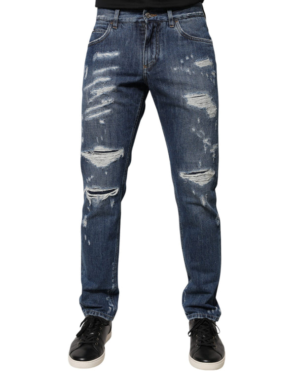Dolce & Gabbana 100% Cotton jeans in blue