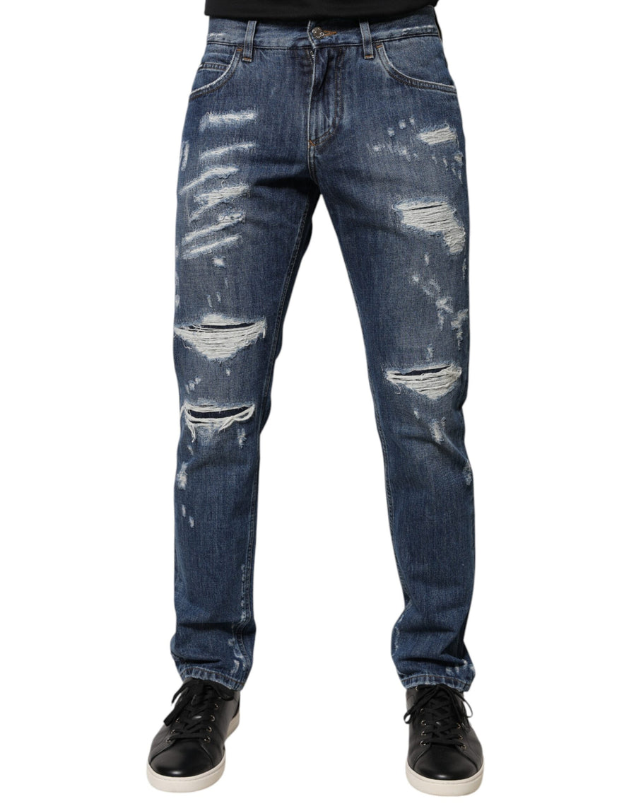 Dolce & Gabbana 100% Cotton jeans in blue