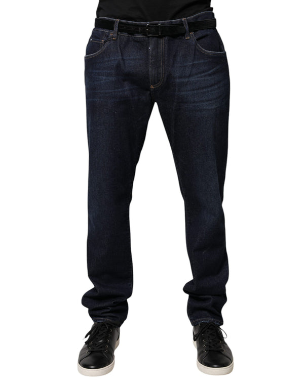 Dolce & Gabbana 98% Cotton 2% Elastane jeans in navy
