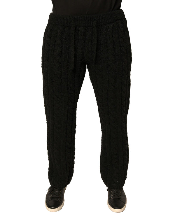 Dolce & Gabbana 70% Virgin Wool trousers in black