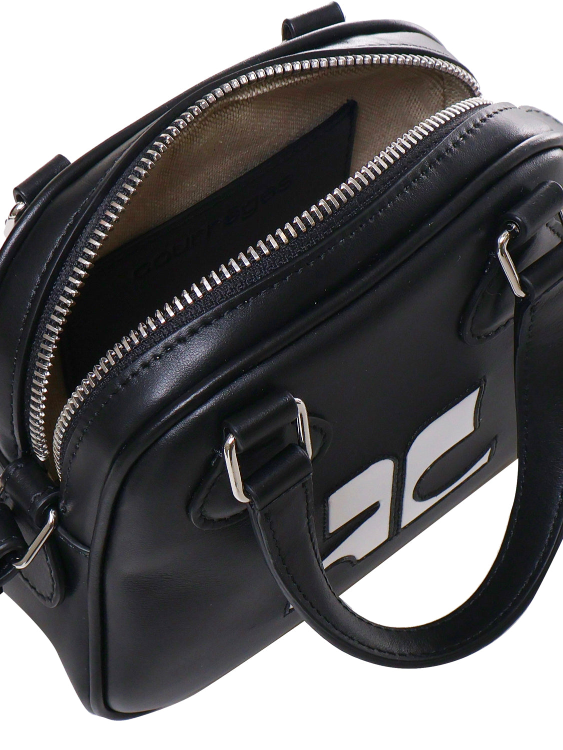 Courreges Bags Black Cowskin