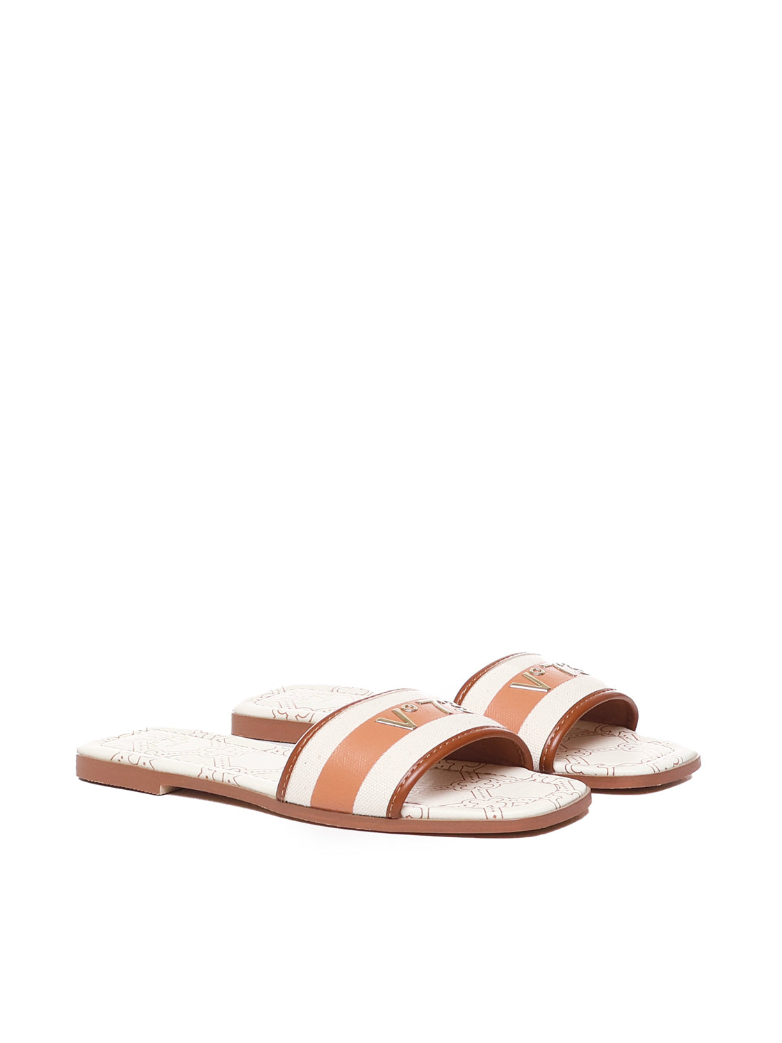 V° 73 Sandals Beige Cuir