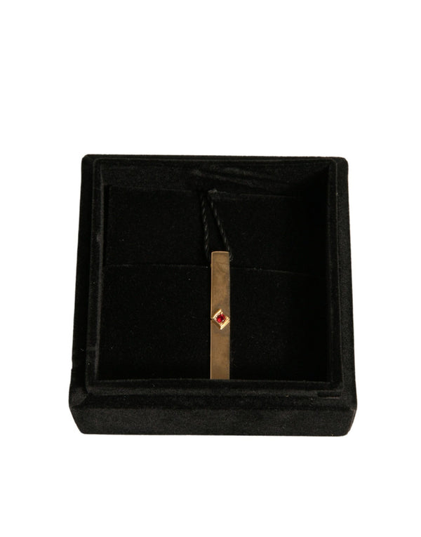 Dolce & Gabbana 87% Real Brass tie clip in gold