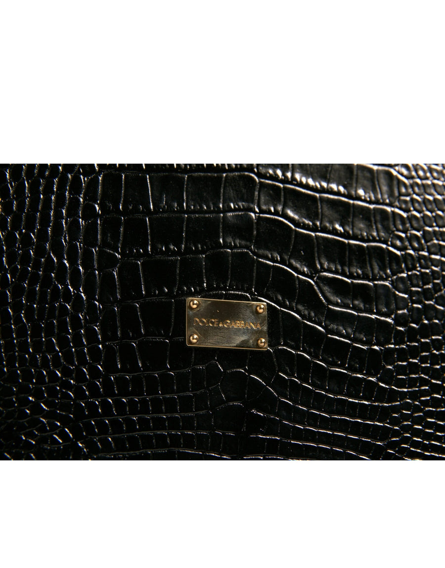Dolce & Gabbana 100% Calf Leather card case in black