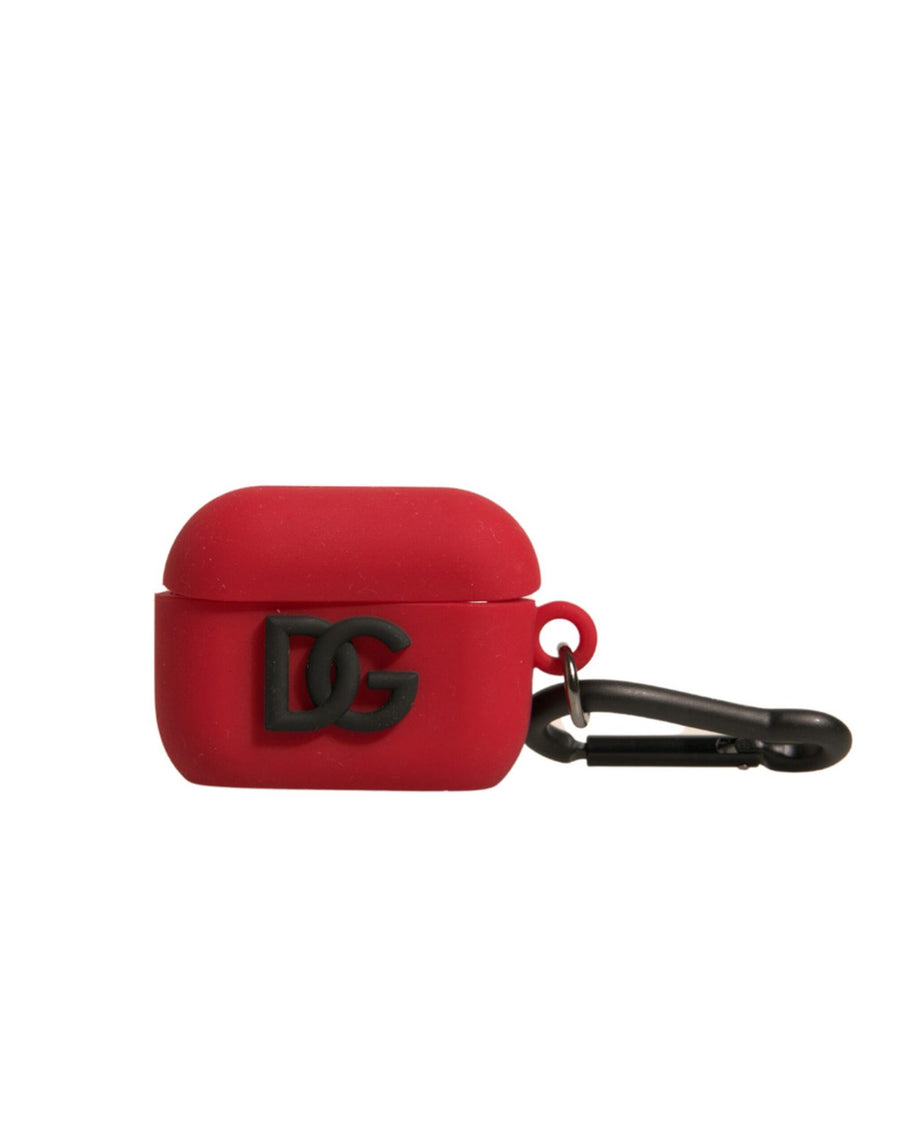 Dolce & Gabbana 100% Silicone airpods case in red