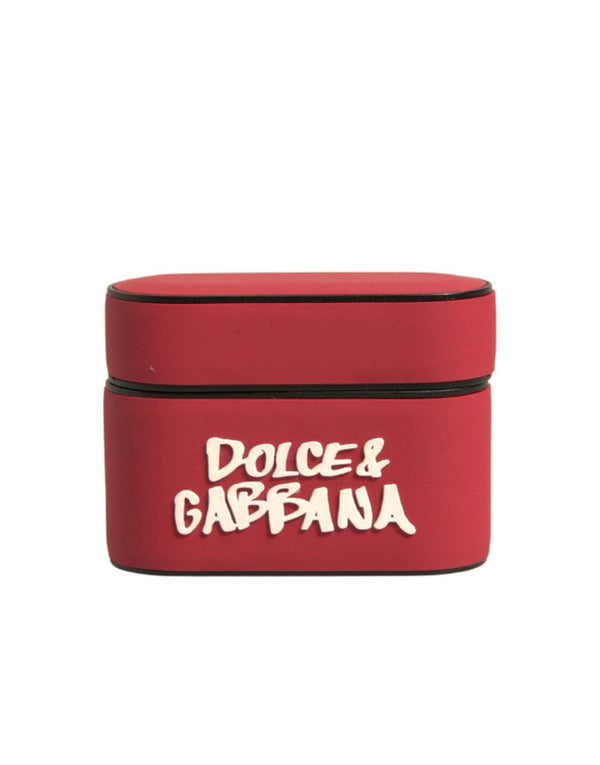 Dolce & Gabbana SMY10618 40% Polycarbonate airpods case in red