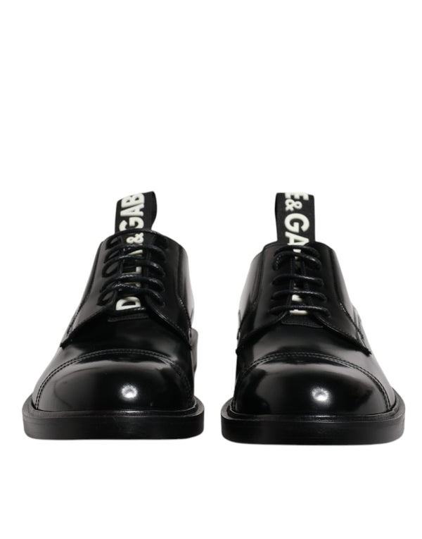 Dolce & Gabbana 100% Calf Leather derby in black