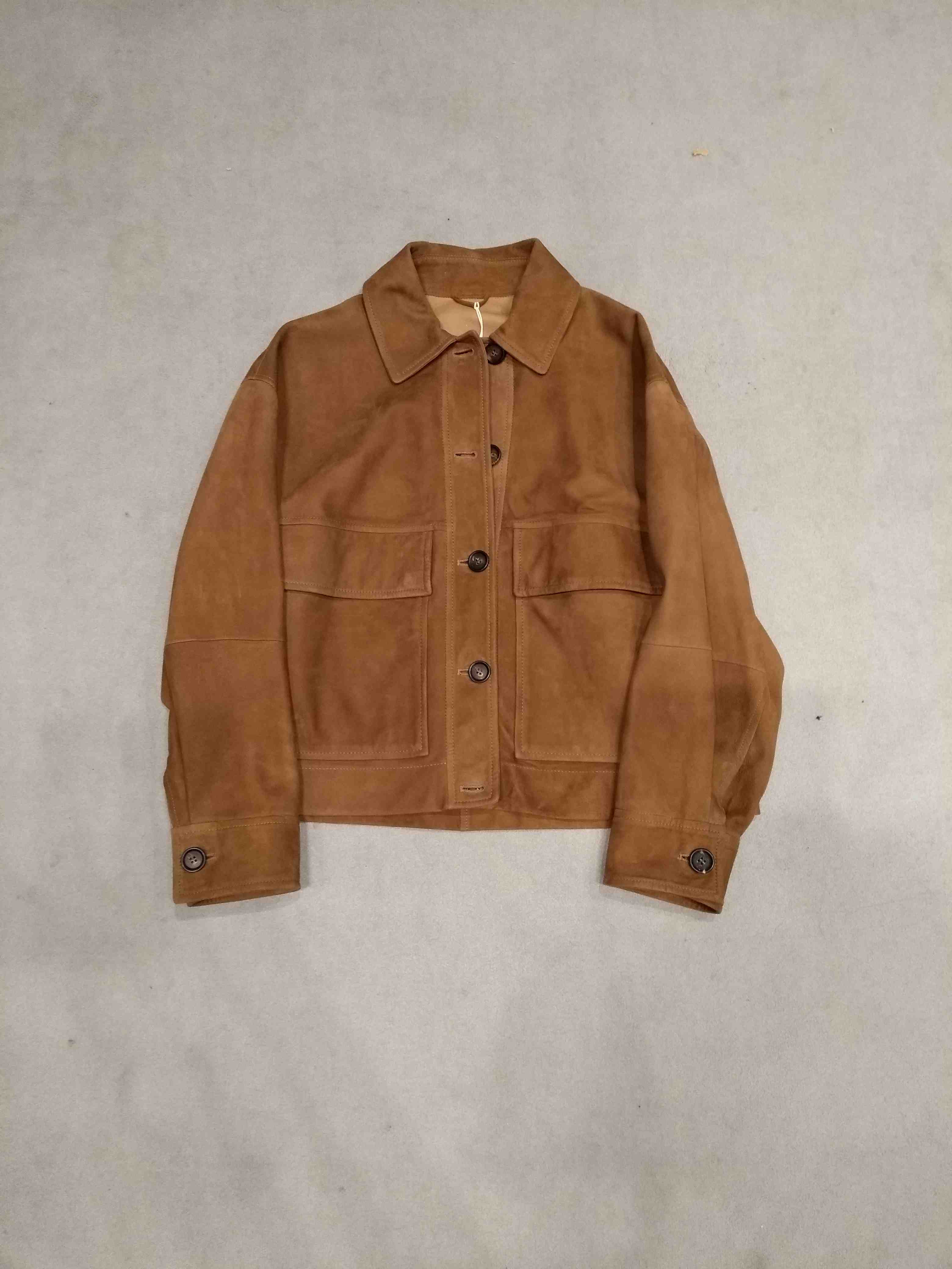 Giubbino Camoscio Nude & Neutrals Jacket