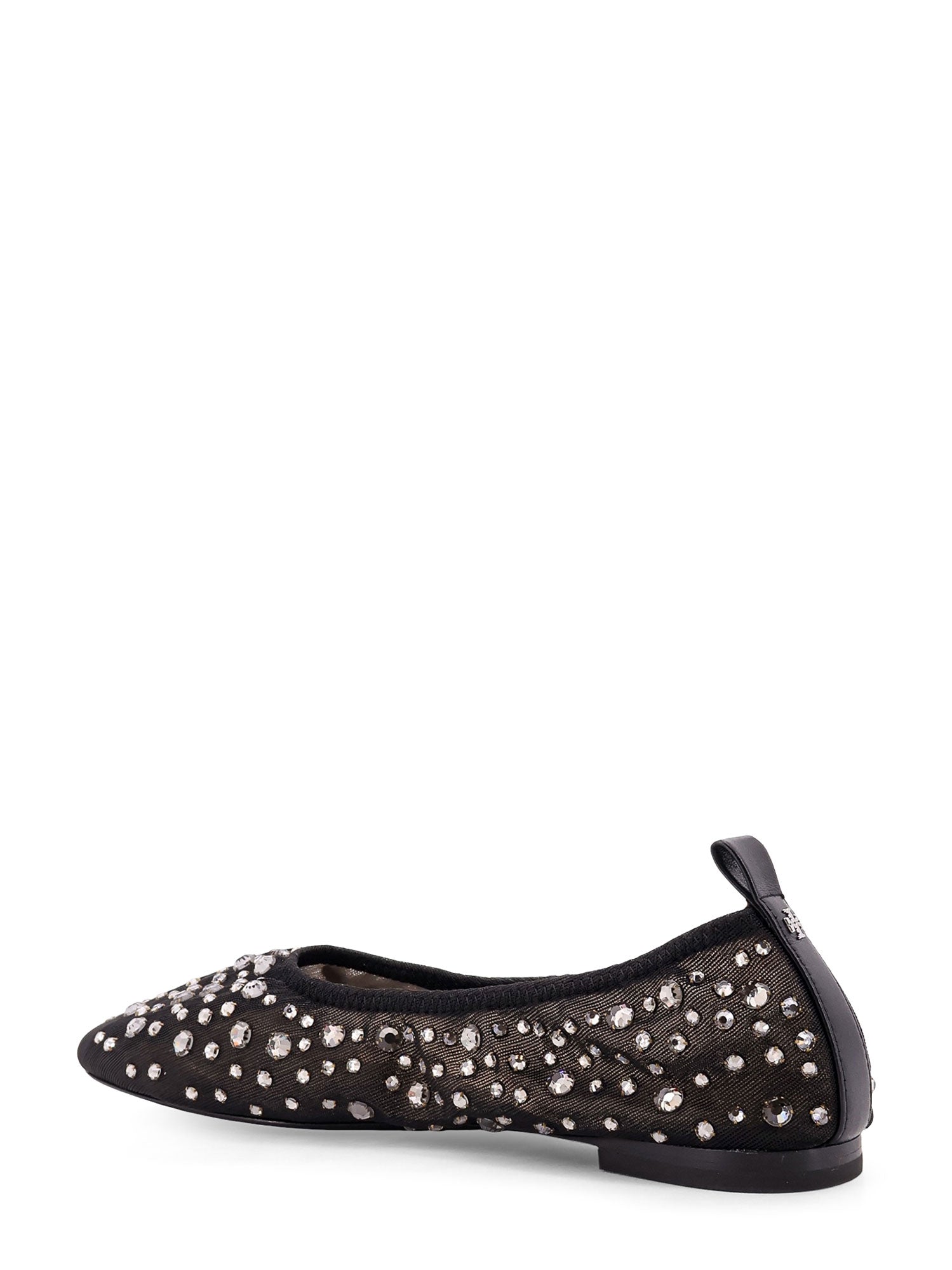 Tory Burch Flat shoes Black Mesh