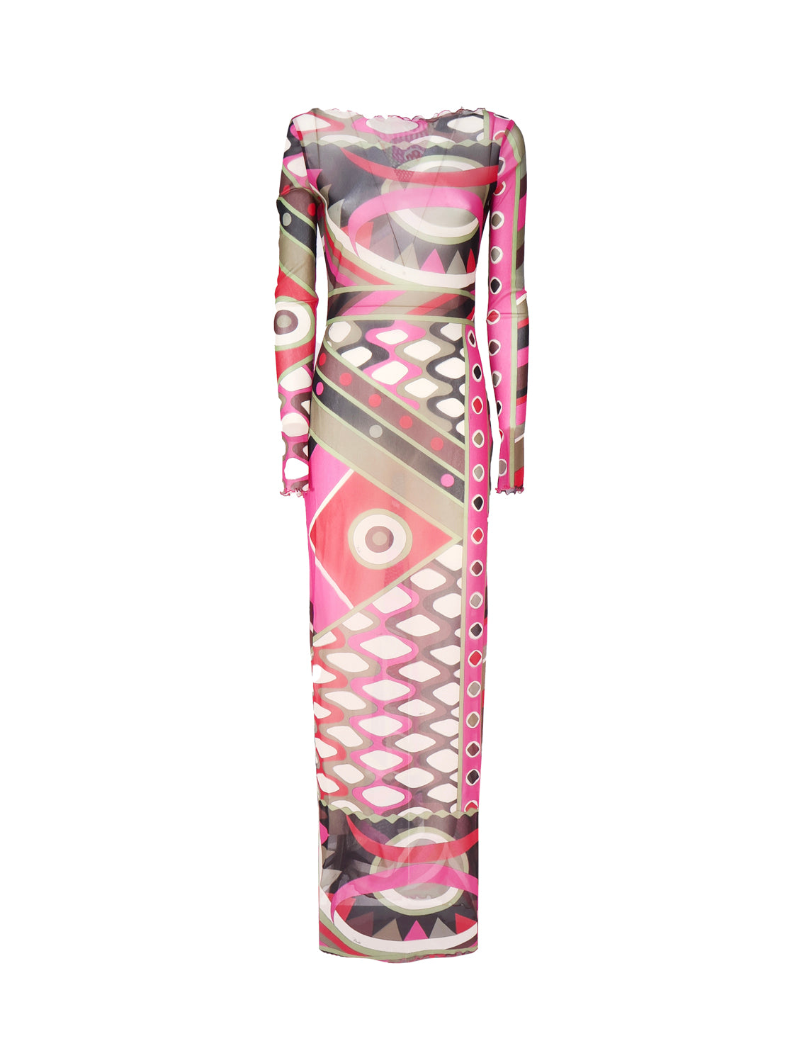 Pucci Dresses Multipink Silk