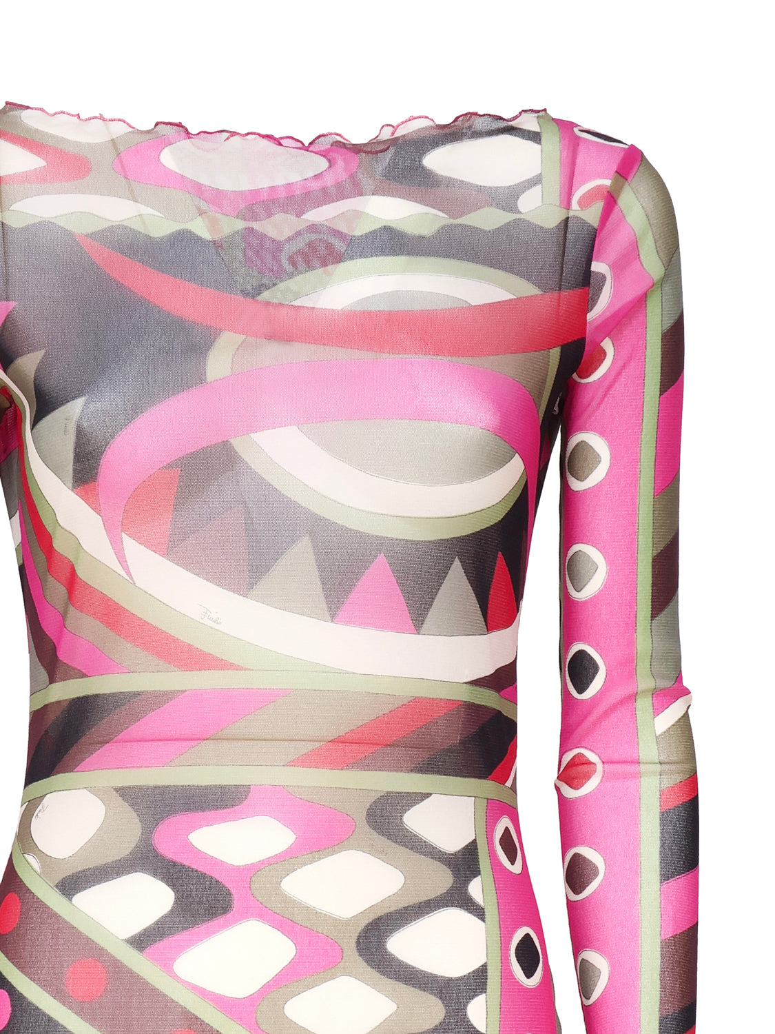 Pucci Dresses Multipink Silk