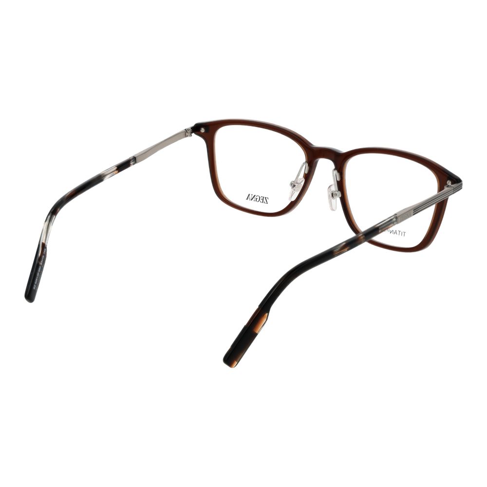 Brown Plastic & Titanium Glasses (frames) Accessory