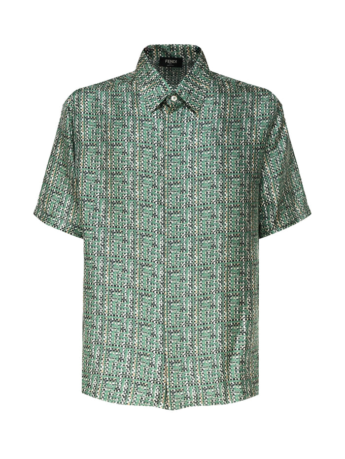 Fendi Shirts Mint Green Se+bott:mdp