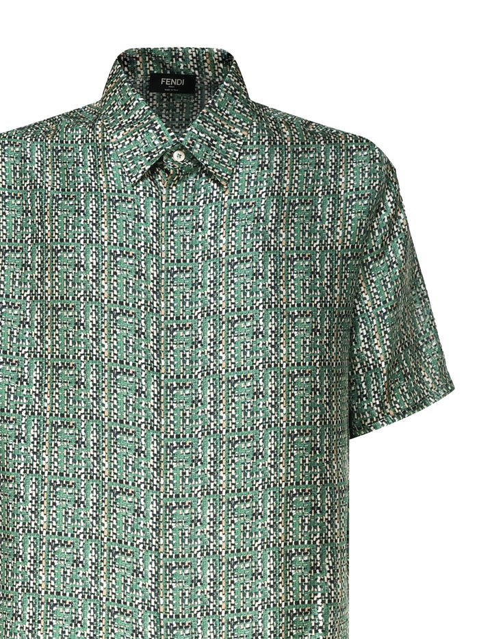 Fendi Shirts Mint Green Se+bott:mdp