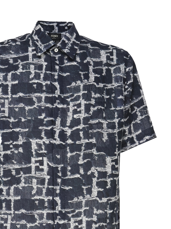 Fendi Shirts Blue Li+bott:mdp