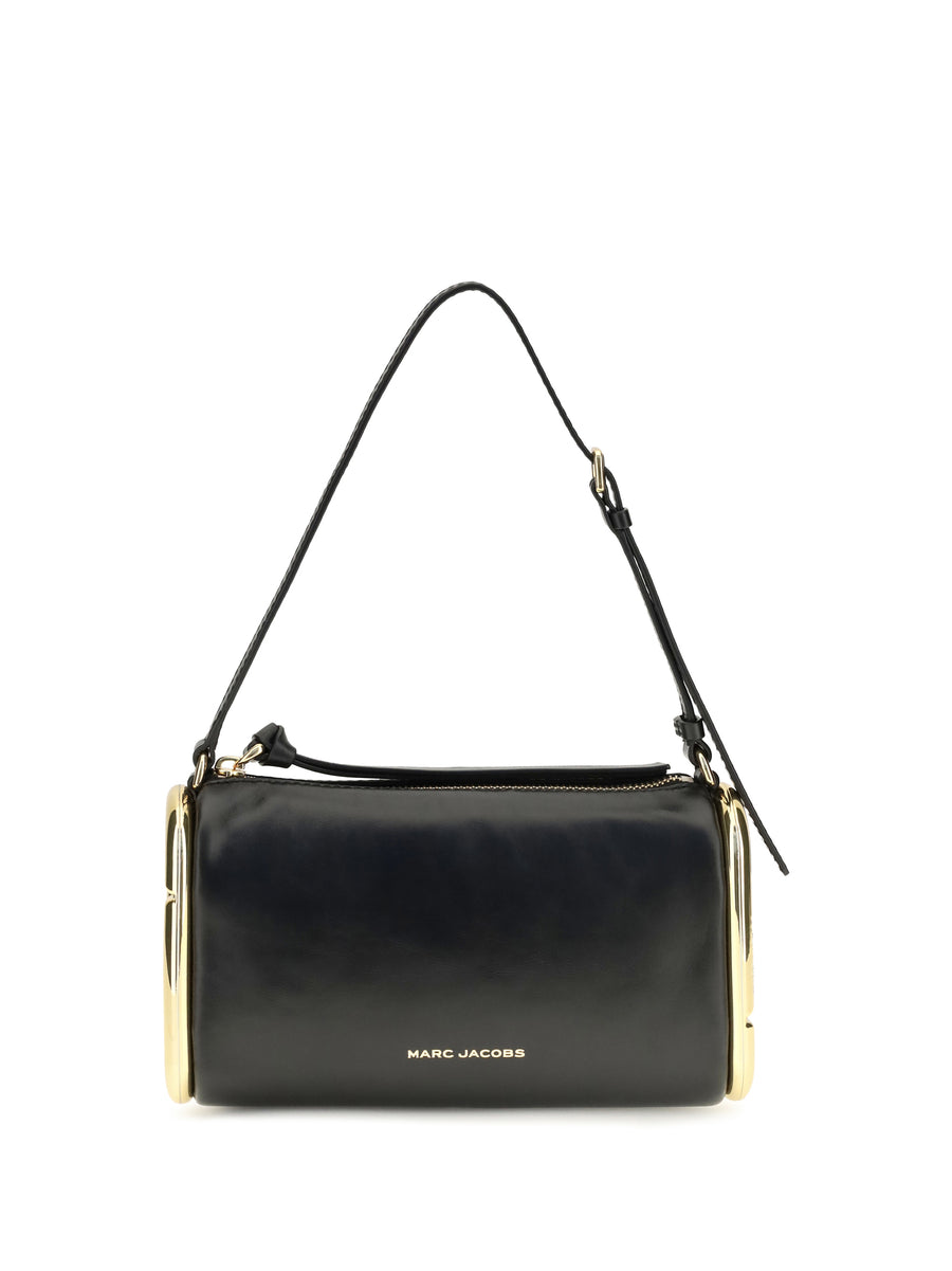 Small Juliette Leather Shoulder Bag Black Calf Bos Taurus