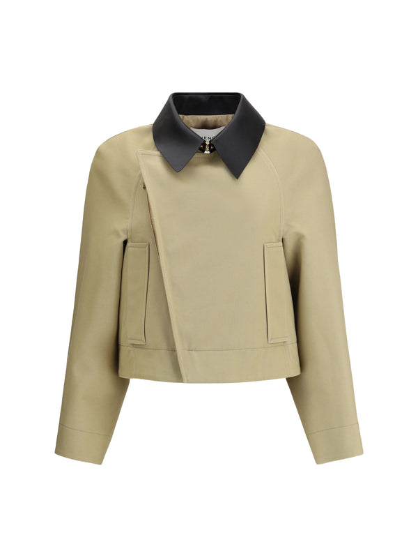 Givenchy Inner: 100% Cotton; Outer: 76% Cotton jacket in beige