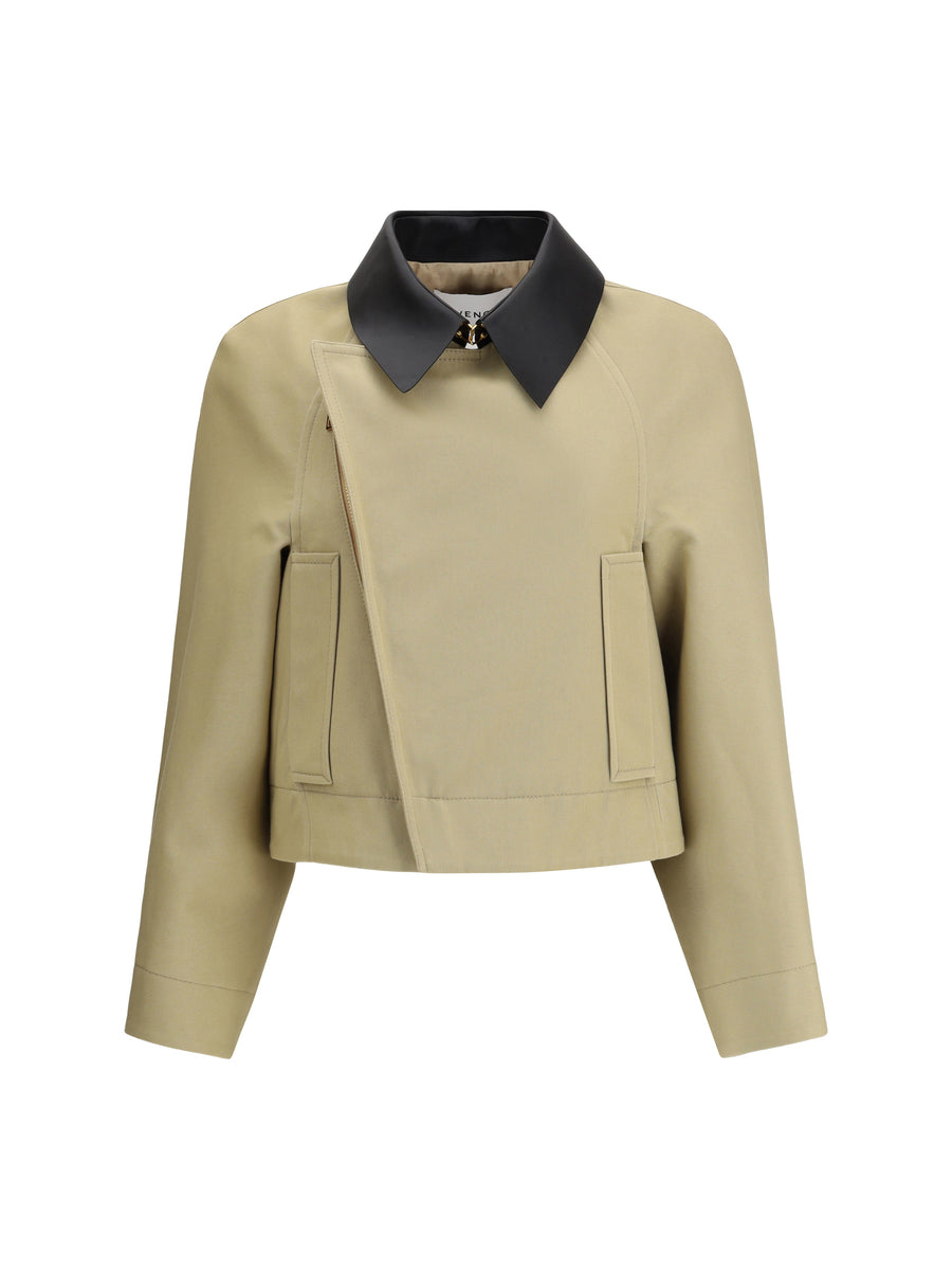 Givenchy Inner: 100% Cotton; Outer: 76% Cotton jacket in beige