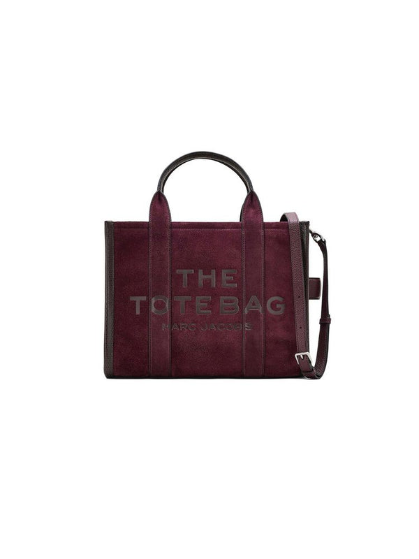Marc Jacobs Suede Leather tote bag in purple