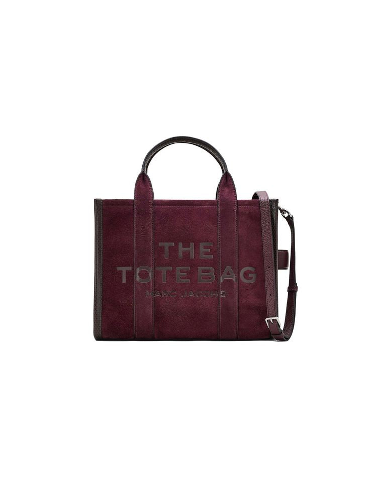 Marc Jacobs Suede Leather tote bag in purple