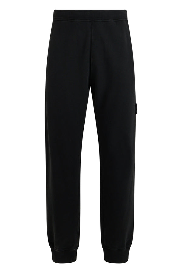 Track Pants Black Cotton