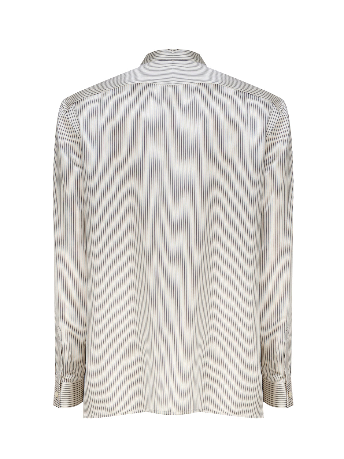 Saint Laurent Shirts Craie Marine Silk