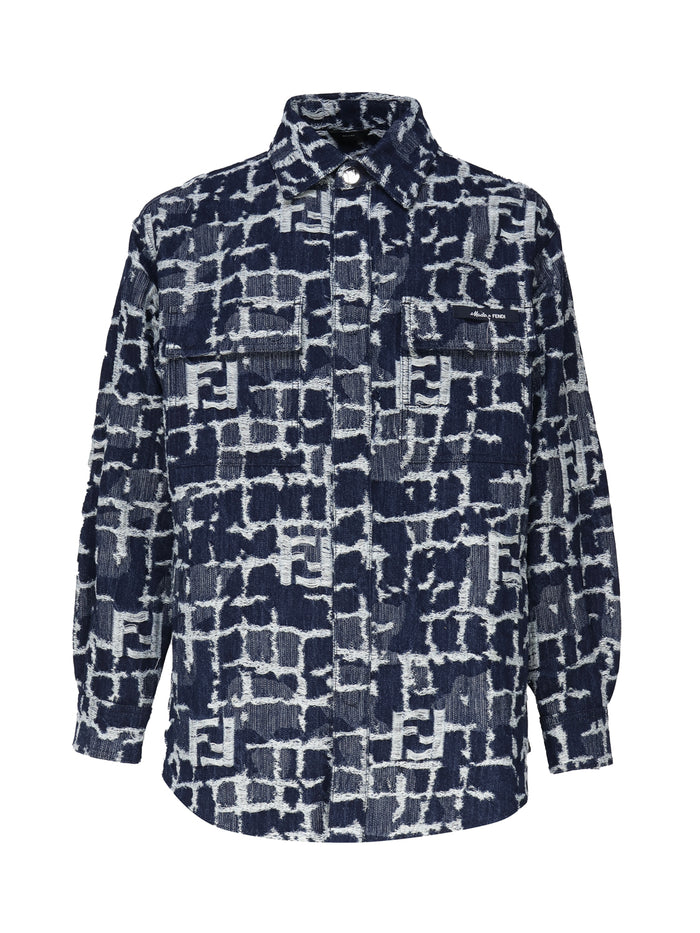 Fendi Jackets Blue