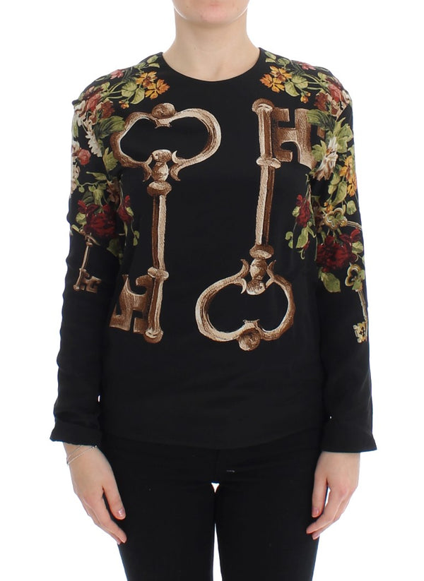 Dolce & Gabbana 100% Silk blouse in black