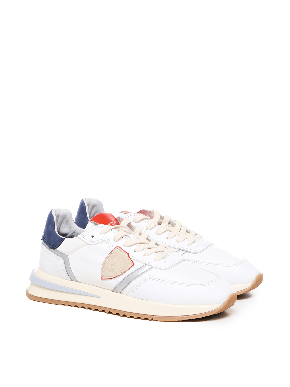 Philippe Model Sneakers Blue, Light Orange Nylon