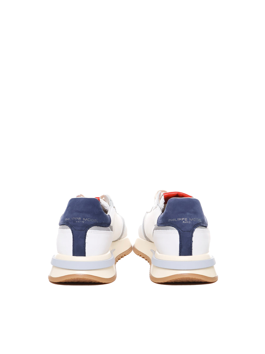 Philippe Model Sneakers Blue, Light Orange Nylon