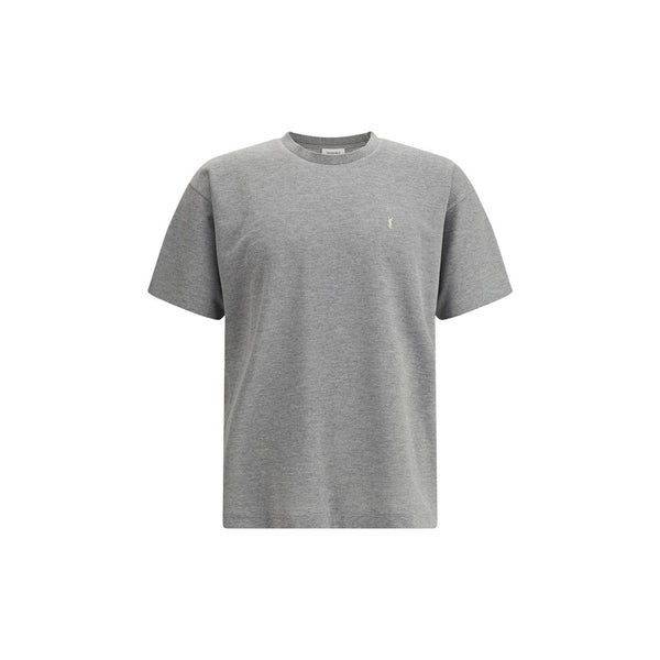 Saint Laurent Cotton t-shirt in gray