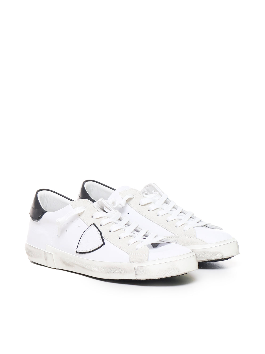 Philippe Model Sneakers White Calf Leather