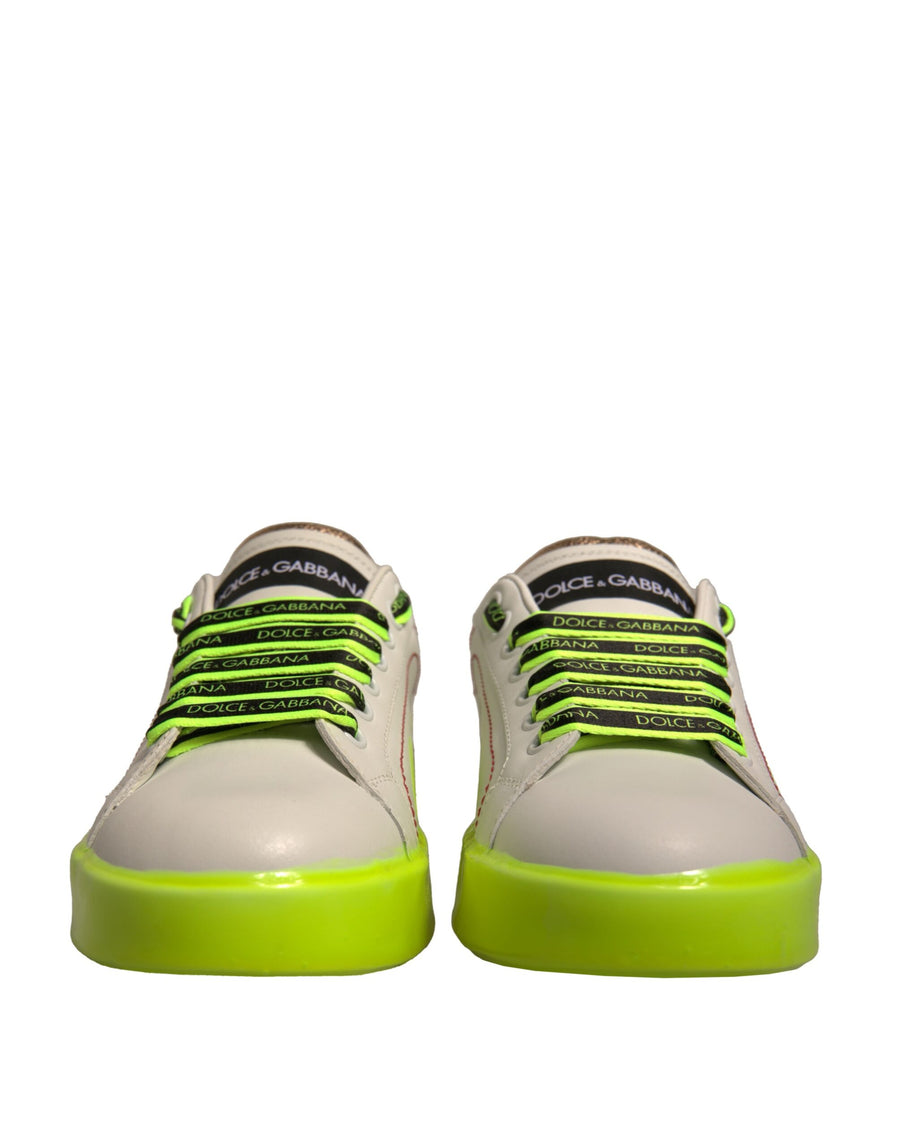 Dolce & Gabbana 100% Calfskin Leather sneaker in white